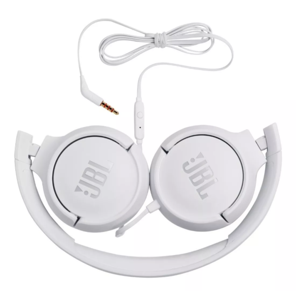 Audífonos Jbl Tune 500 On-ear Blanco Pure Bass - Imagen 4